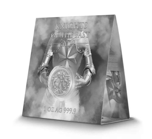 2022 (New) Malta Knights of The Past Silver 1 oz Coin - Image 4