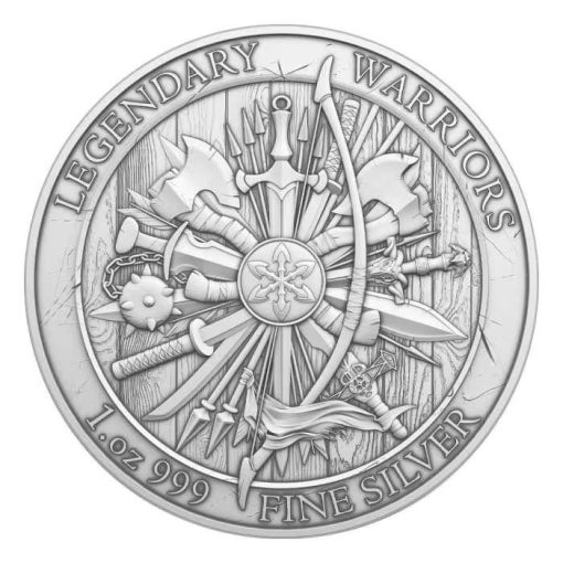 (New) Legendary Warriors Geronimo Silver 1 oz Round - Image 2