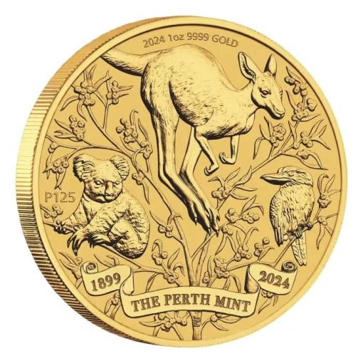 【Backorder】2024 (New) Australian The Perth Mint 125th Anniversary Gold 1 oz Coin - Image 3