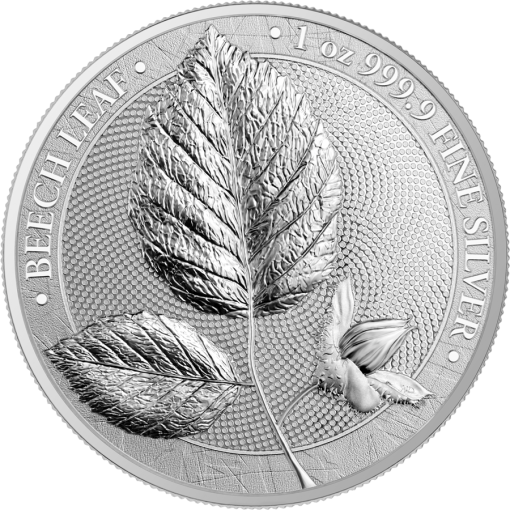 2023 (New) Beech Leaf Silver 1 oz Coin