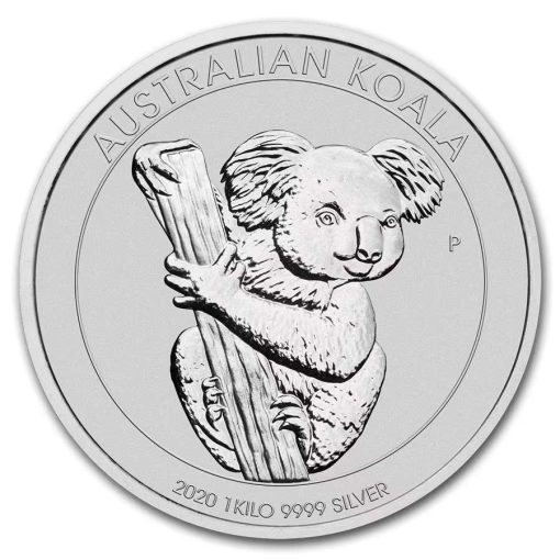 【3 Day Ship】2020 (New) Australian Koala Perth Mint 1 Kilogram Silver Coin