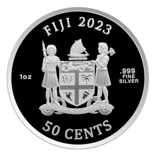 2023 (New) Fiji Unicorn Silver 1 oz Coin - Image 2