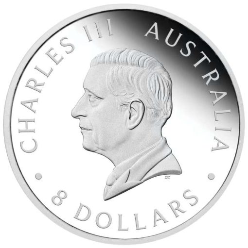 2024 (New) Australian Kookaburra Perth Mint 5 oz Silver Incused High Relief Proof Coin - Image 3