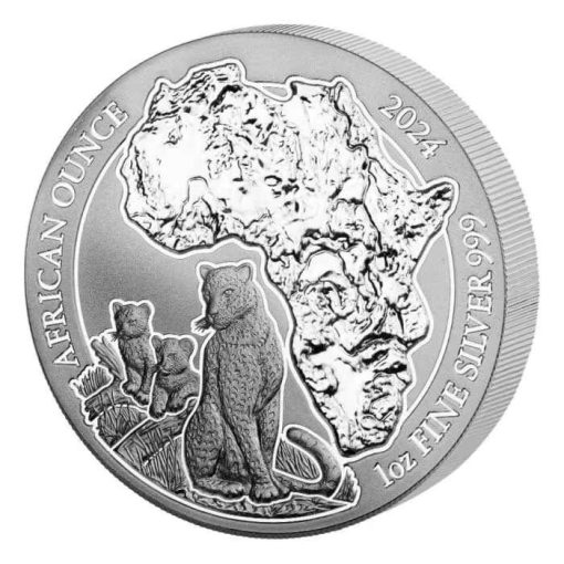 2024 (New) Rwanda African Leopard Silver 1 oz Coin