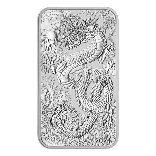 2024 (New) Australia Dragon Silver 1 oz Bar