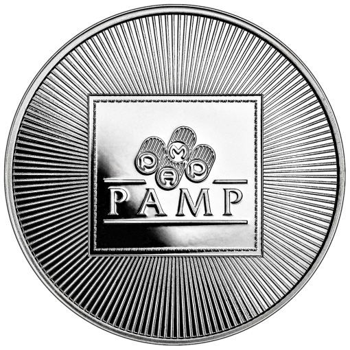 (New) Pamp Swiss Silver 1 oz Round