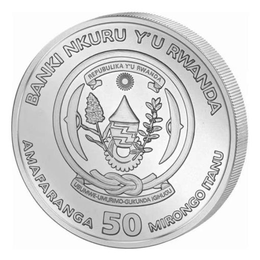 2024 (New) Rwanda Lunar Year of the Dragon Silver 1 oz Coin - Image 2