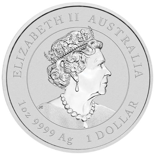 2023 (New) Australian Year of the Rabbit Lunar Silver 1 oz Color Coin - Image 2