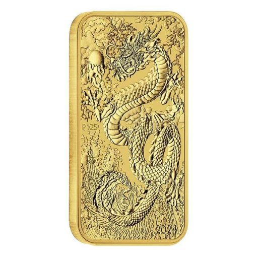 【3 Day Ship】2024 (New) Australia Dragon Gold 1 oz Bar - Image 3