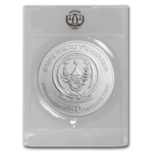 2024 (New) Rwanda Lunar Year of the Dragon Silver 1 oz Coin - Image 4