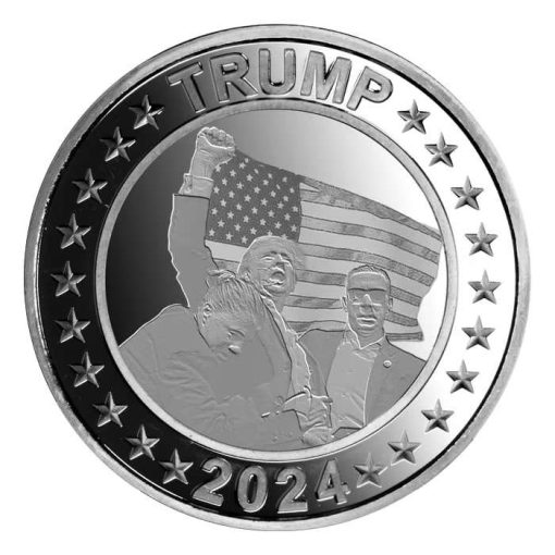 2024 (New) USA Donald J Trump Assassination Attempt Silver 1 oz Round