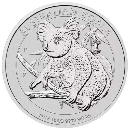 【3 Day Ship】2018 (New) Australian Koala Perth Mint Silver 1 Kilogram Coin