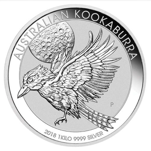 【3 Day Ship】2018 (New) Australian Kookaburra Perth Mint 1 Kilogram Silver Coin