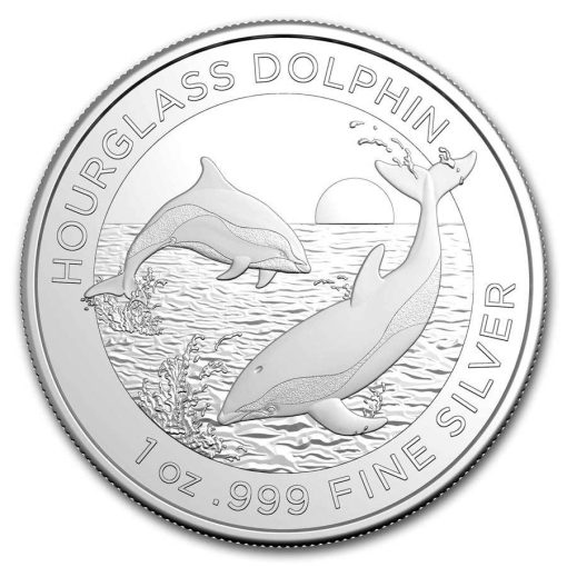 2024 (New) Australian Hourglass Dolphin 1 oz Silver Coin