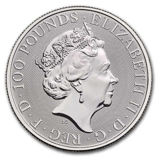 【3 Day Ship】2020 (New) Great Britain Queen's Beasts The Yale Platinum 1 oz Coin - Image 2