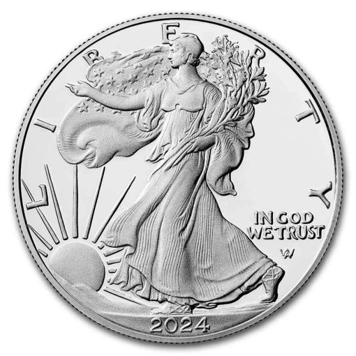 2024 (New) American Eagle Walking Liberty Silver 1 oz Proof Coin - Image 2