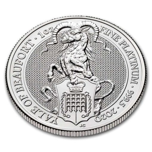 【3 Day Ship】2020 (New) Great Britain Queen's Beasts The Yale Platinum 1 oz Coin - Image 3