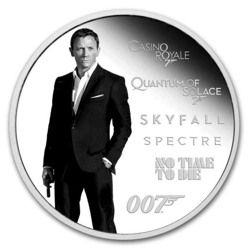 2024 (New) Tuvalu James Bond 007 Legacy Series 5th Issue Silver 1 oz Proof Coin