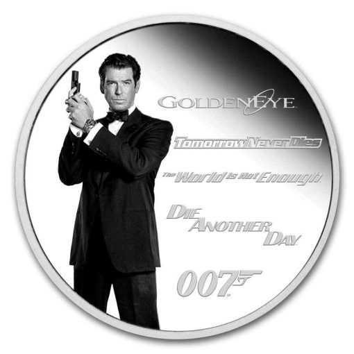 2024 (New) Tuvalu James Bond 007 Legacy Series 4th Issue Silver 1 oz Proof Coin