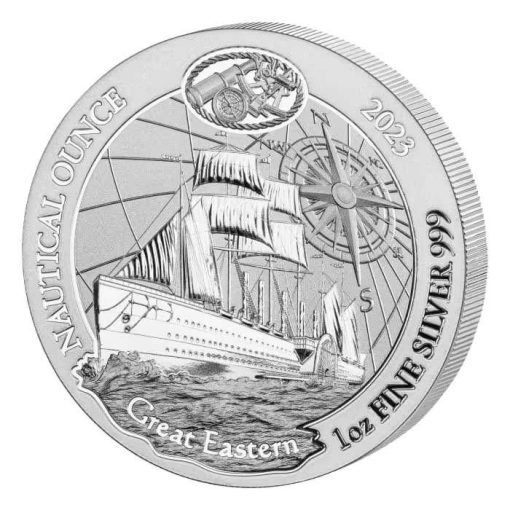 2023 (New) Rwanda Nautical Ounce Great Eastern Silver 1 oz Coin