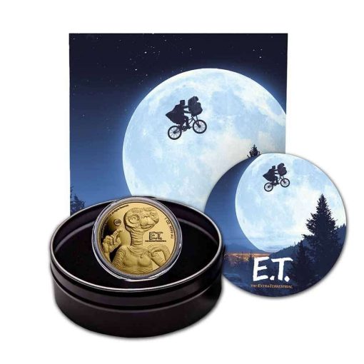 【3日以内に発送】2022年 (新品) ニウエ「E.T. イーティー 40周年」純金 1オンス プルーフ 金貨