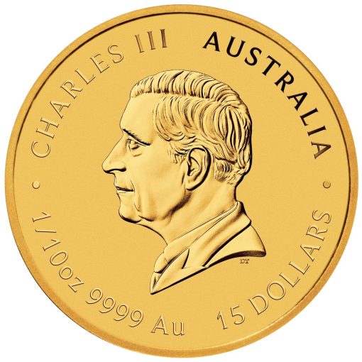 2025 (New) Australian Year of the Snake Lunar Gold 1/10 oz Coin - Image 2