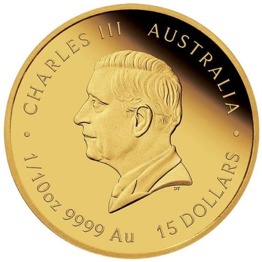 2025 (New) Australian Year of the Snake Lunar Gold 1/10 oz Proof Coin - Image 3