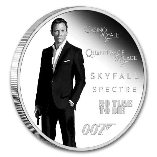 2024 (New) Tuvalu James Bond 007 Legacy Series 5th Issue Silver 1 oz Proof Coin - Image 3