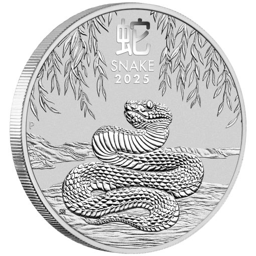 2025 (New) Australian Year of the Snake Lunar Silver 1 oz Coin - Image 3