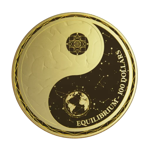 【Backorder】2022 (New) Tokelau Equilibrium Gold 1 oz Coin