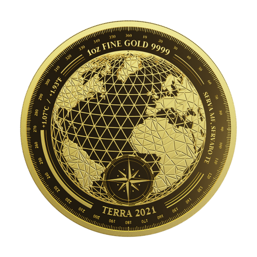 【Backorder】2021 (New) Tokelau Terra Gold 1 oz Coin