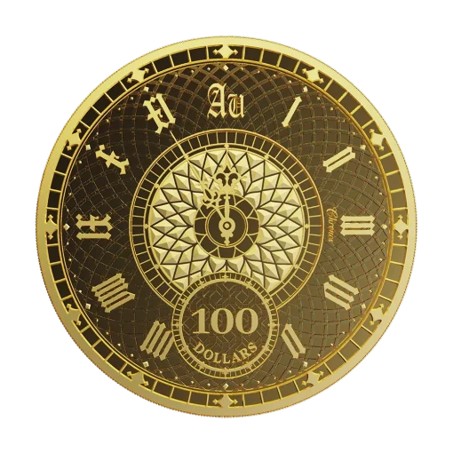 【Backorder】2022 (New) Tokelau Chronos Gold 1 oz Coin