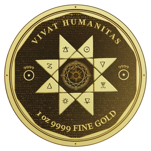 【Backorder】2022 (New) Tokelau Vivat Humanitas Gold 1 oz Coin