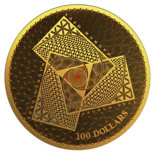 【Backorder】2022 (New) Tokelau Magnum Opus Gold 1 oz Coin