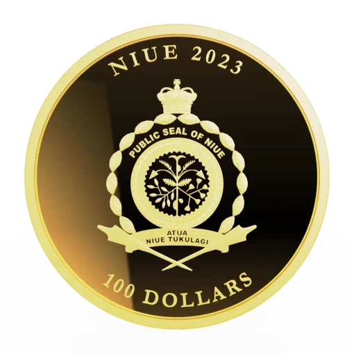 【Backorder】2023 (New) Niue Icon Queen Elizabeth II Gold 1 oz Coin - Image 2