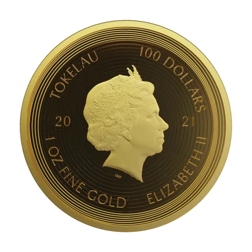 【Backorder】2021 (New) Tokelau Icon Mona Lisa Gold 1 oz Coin - Image 2