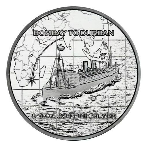 2024 (New) South Africa SS Tilawa Shipwreck Glory Voyage Edition Silver 1/4 oz Coin - Image 2