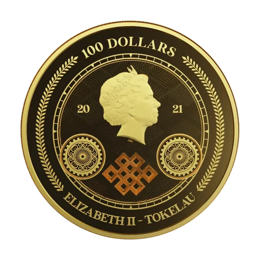 【Backorder】2021 (New) Tokelau Chronos Gold 1 oz Coin - Image 2