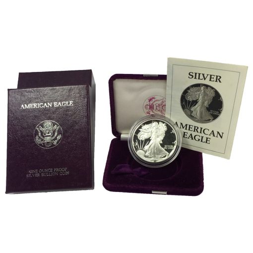 1991 (New) American Eagle Walking Liberty Silver 1 oz Proof Coin - Image 3