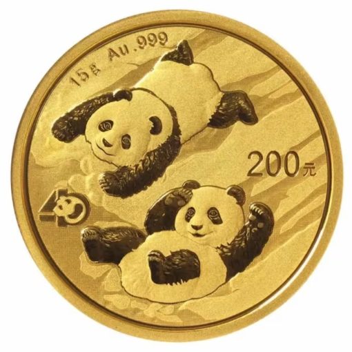 【3 Day Ship】2022 (New) Chinese Panda Gold 15g Coin