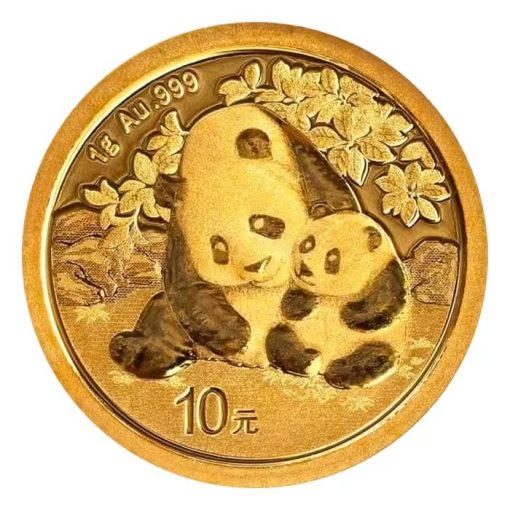 2024年 (新品) 中国「パンダ」純金 1グラム 金貨