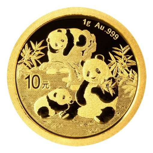 2025年 (新品) 中国「パンダ」純金 1グラム 金貨