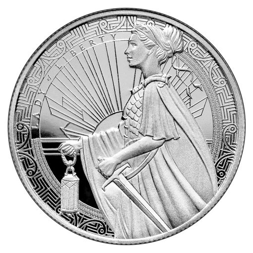 (New) Pamp Swiss Lady of Liberty Silver 1 oz Round