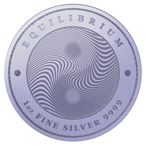 2021 (New) Tokelau Equilibrium Silver 1 oz Coin