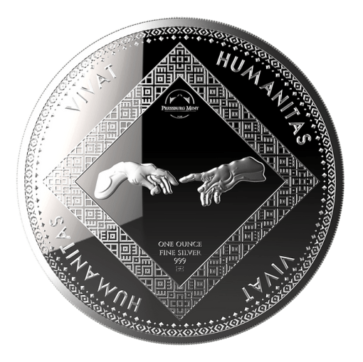 (New) Slovakia Pressburg Mint Vivat Humanitas Silver 1 oz Coin - Image 2