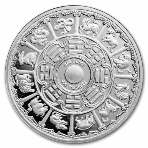 2025 (New) Year of the Snake Lunar Silver 1 oz Proof Round - Image 3