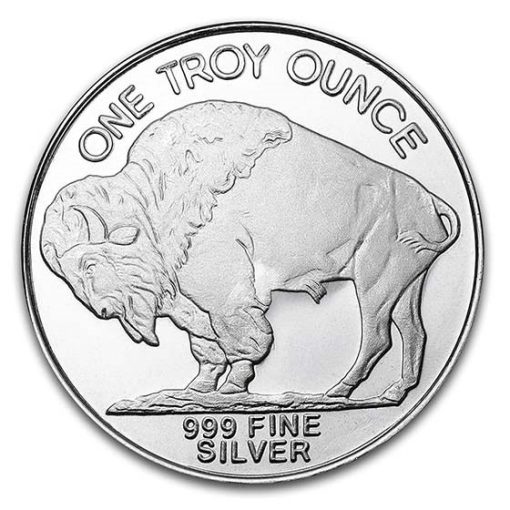 (New) USA Buffalo Indian Silver 1 oz Round