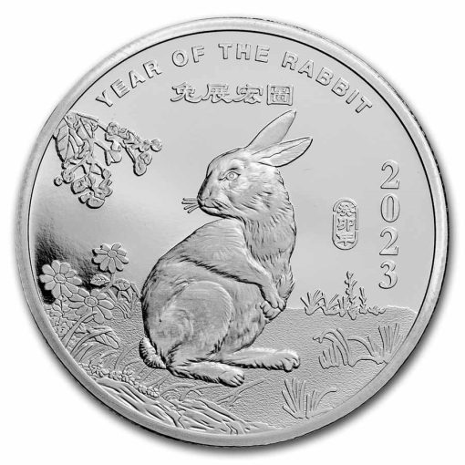 2023 (New) Year of the Tiger Rabbit Silver 1 oz Round