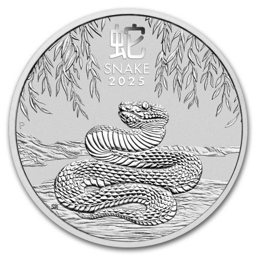 2025 (New) Australian Year of The Snake Lunar Silver 1 oz Coin PCGS MS70 (FirstStrike, Flag Label) - Image 2