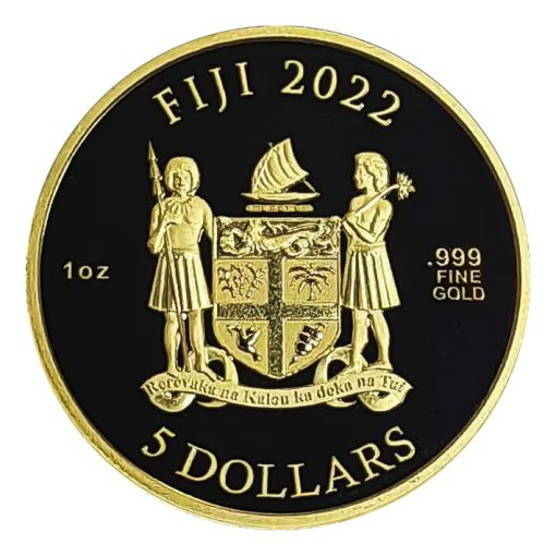 【3日以内に発送】2022年 (新品) フィジー「犬」純金 1オンス 金貨 - 画像 (2)